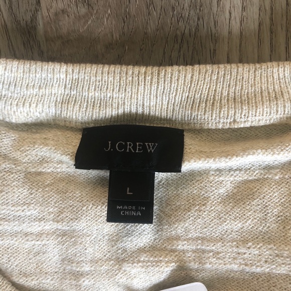 NWT J. Crew Sweater with Stripes - Size Large - Picture 4 of 5
